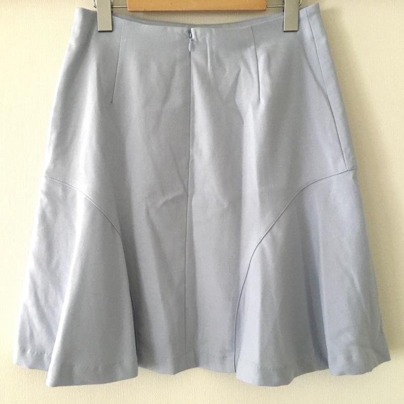 エンネア Ennea スカート ひざ丈スカート 40 無地 青 / ブルー / レディース USED 古着 中古 10007785