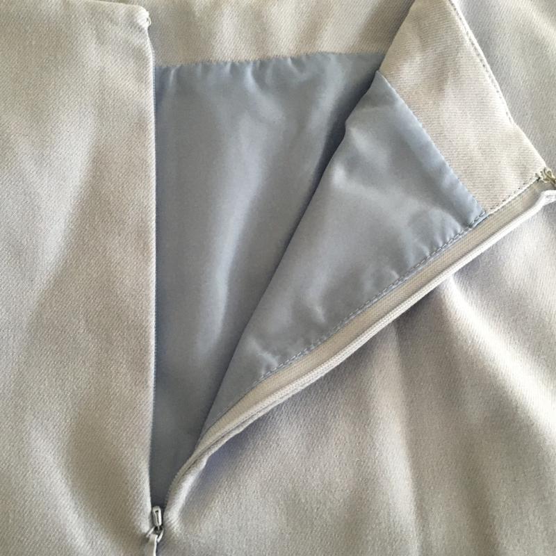 エンネア Ennea スカート ひざ丈スカート 40 無地 青 / ブルー / レディース USED 古着 中古 10007785