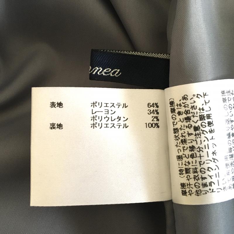 エンネア Ennea スカート ひざ丈スカート 38 無地 灰 / グレー / レディース USED 古着 中古 10007786