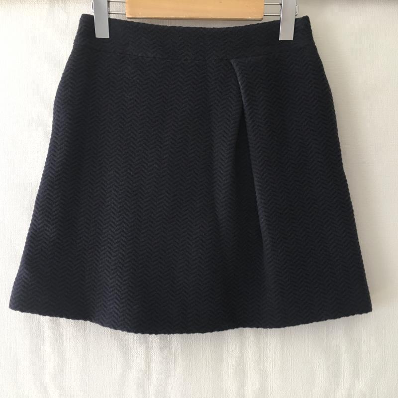 アメリカンラグシー AMERICAN RAG CIE スカート ミニスカート 0 無地 紺 / ネイビー / レディース USED 古着 中古 10007788
