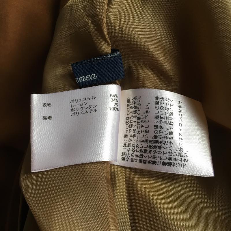 エンネア Ennea スカート ひざ丈スカート S 無地 茶 / ブラウン / レディース USED 古着 中古 10007812