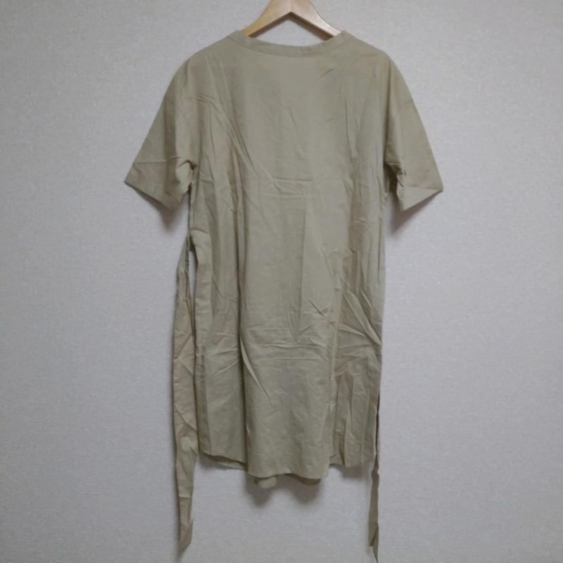 イーハイフンワールドギャラリーピー E hyphen world gallery PEACE ワンピース ひざ丈スカート FREE 無地 ベージュ / ベージュ / レディース USED 古着 中古 10007841