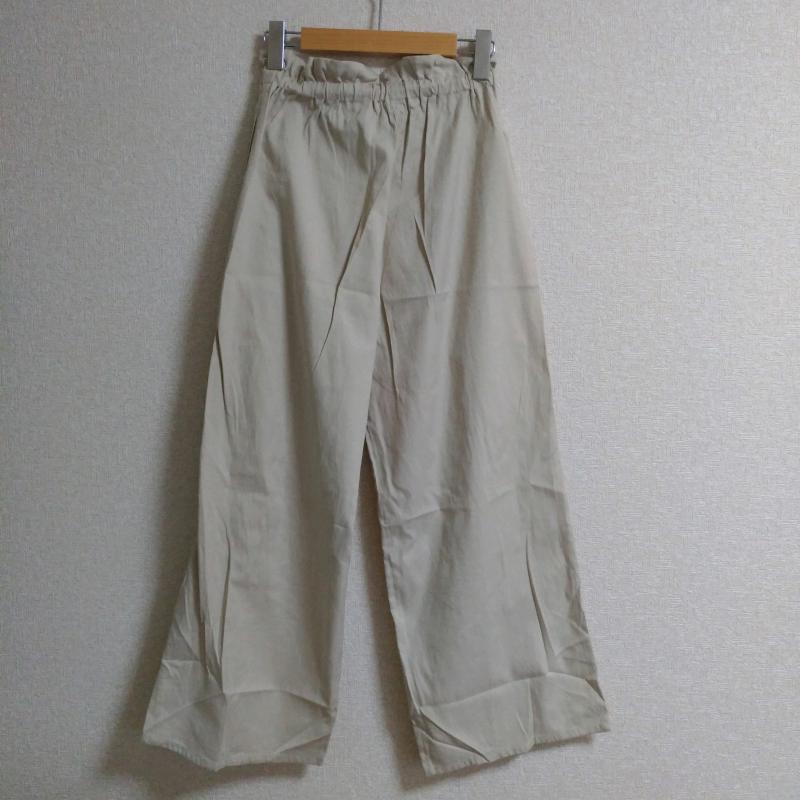 イーハイフンワールドギャラリーピー E hyphen world gallery PEACE ボトムス ボトムス ワイドパンツ FREE 無地 ベージュ / ベージュ / レディース USED 古着 中古 10007847