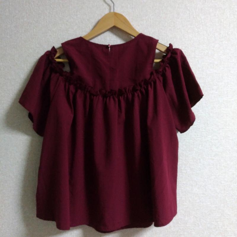 イーハイフンワールドギャラリーピー E hyphen world gallery PEACE カットソー 半袖 FREE 無地 桃 / ピンク / レディース USED 古着 中古 10007875