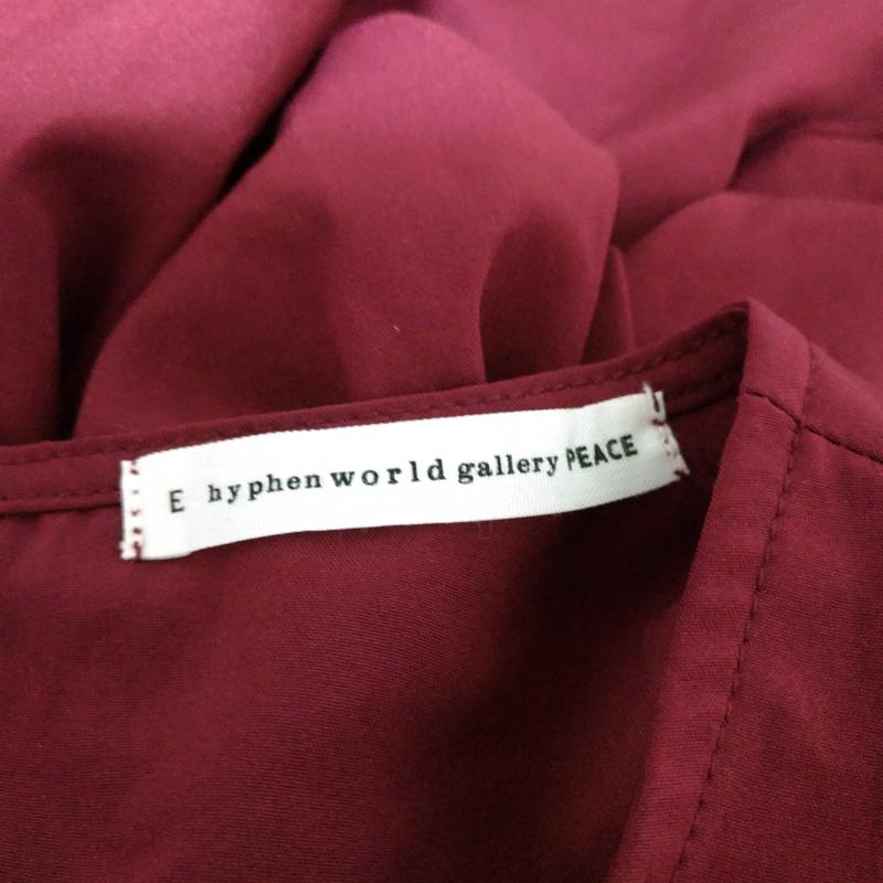 イーハイフンワールドギャラリーピー E hyphen world gallery PEACE カットソー 半袖 FREE 無地 桃 / ピンク / レディース USED 古着 中古 10007875