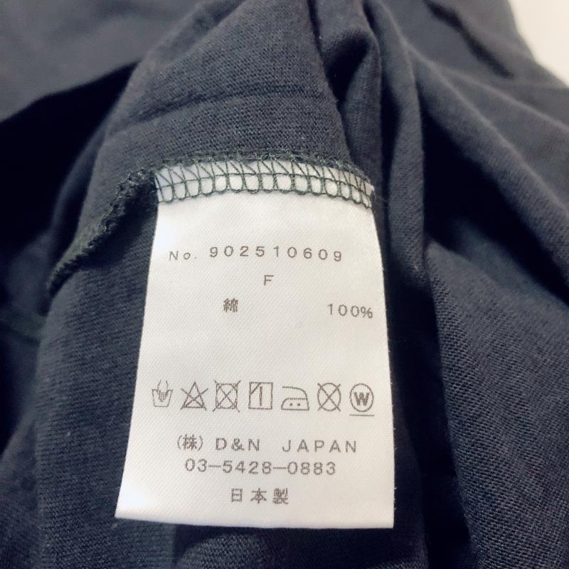 ナイン NINE カットソー 長袖 FREE 無地 X プリント X ロゴ、文字 黒 / ブラック / メンズ USED 古着 中古 10007893