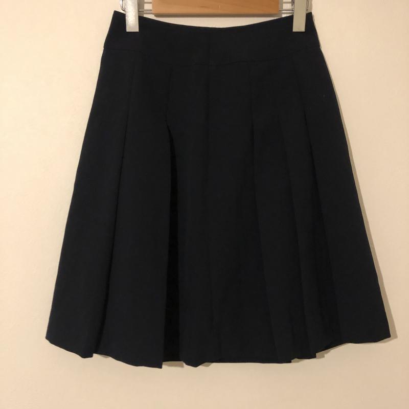 テチチ Te chichi スカート ひざ丈スカート M 無地 紺 / ネイビー / レディース USED 古着 中古 10007987