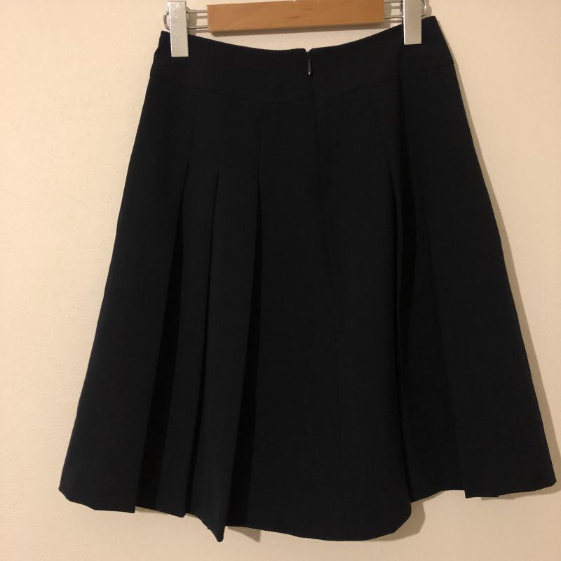 テチチ Te chichi スカート ひざ丈スカート M 無地 紺 / ネイビー / レディース USED 古着 中古 10007987