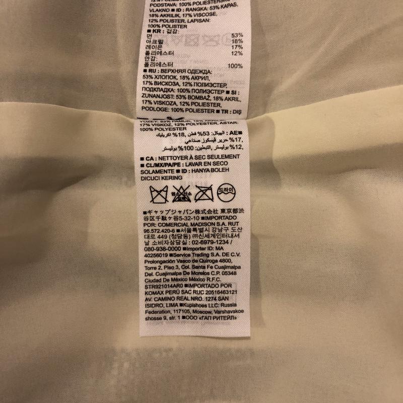 バナナリパブリック BANANA REPUBLIC スカート ひざ丈スカート 0 ストライプ 白 / ホワイト / X 黒 / ブラック /  レディース USED 古着 中古 10007991