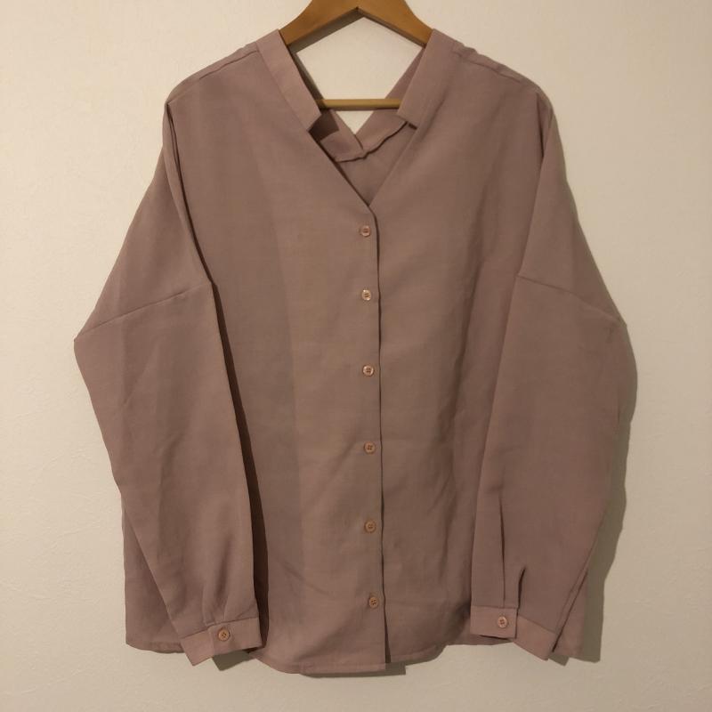 ディト Dito シャツ、ブラウス 七分袖 FREE 無地 桃 / ピンク / レディース USED 古着 中古 10008008