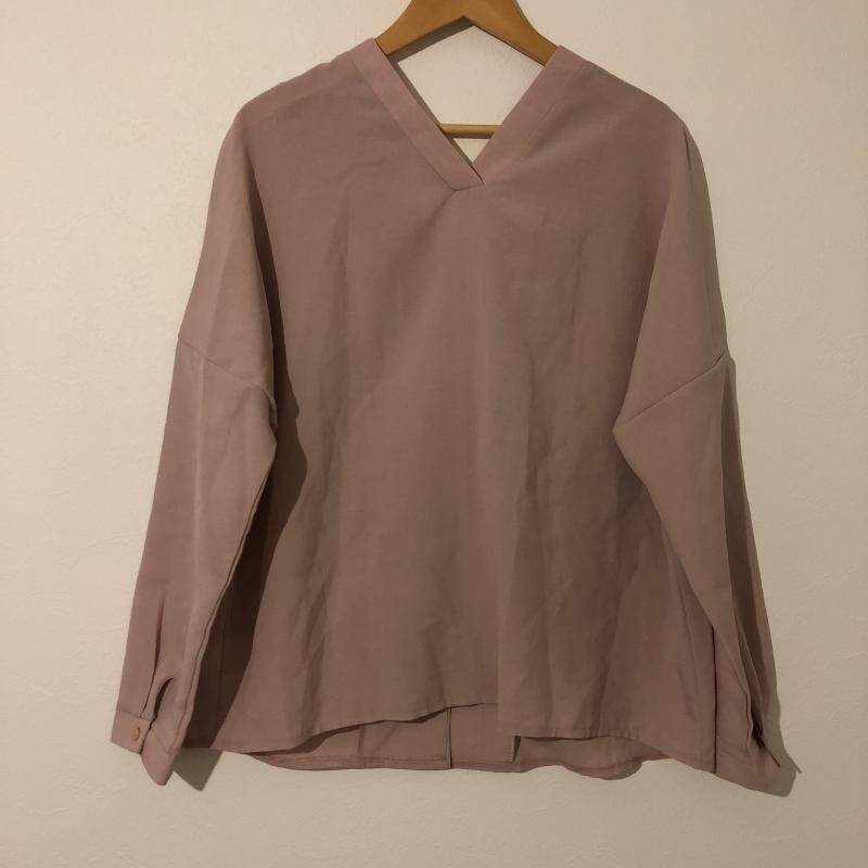 ディト Dito シャツ、ブラウス 七分袖 FREE 無地 桃 / ピンク / レディース USED 古着 中古 10008008