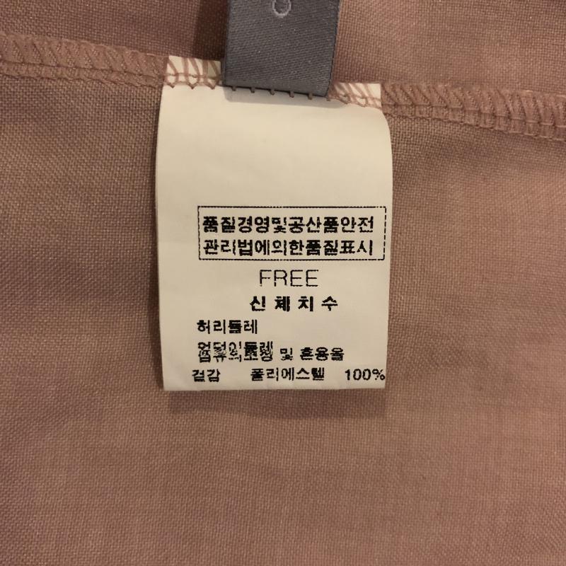 ディト Dito シャツ、ブラウス 七分袖 FREE 無地 桃 / ピンク / レディース USED 古着 中古 10008008