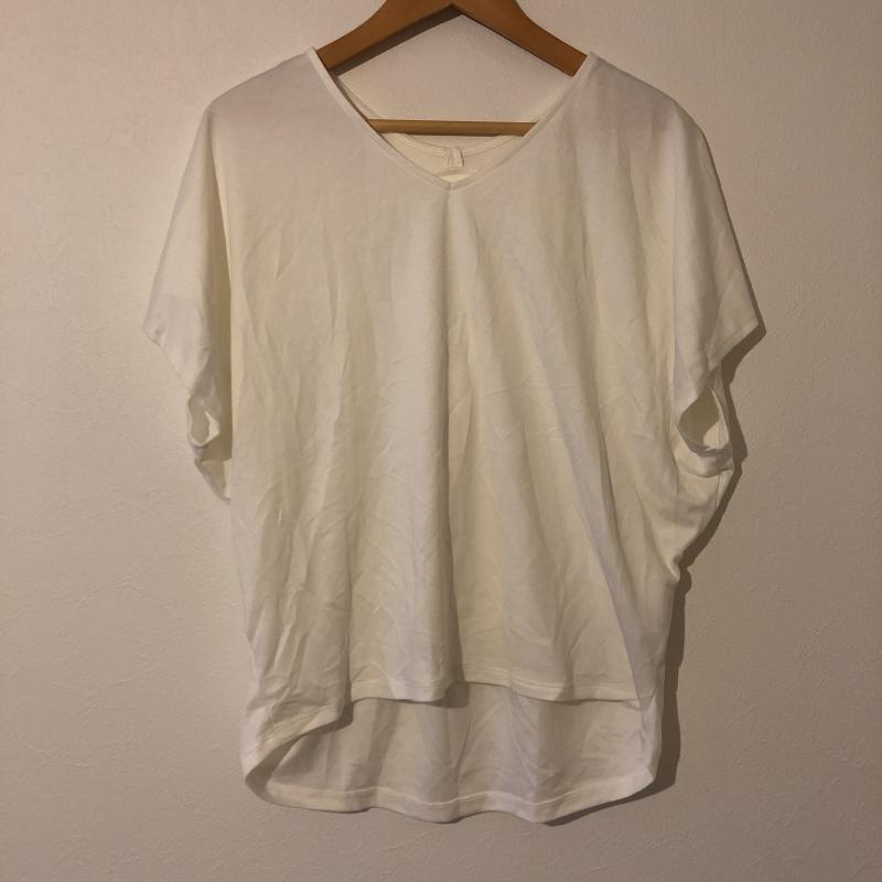 ビス ViS カットソー 半袖 FREE 無地 白 / ホワイト / レディース USED 古着 中古 10008025