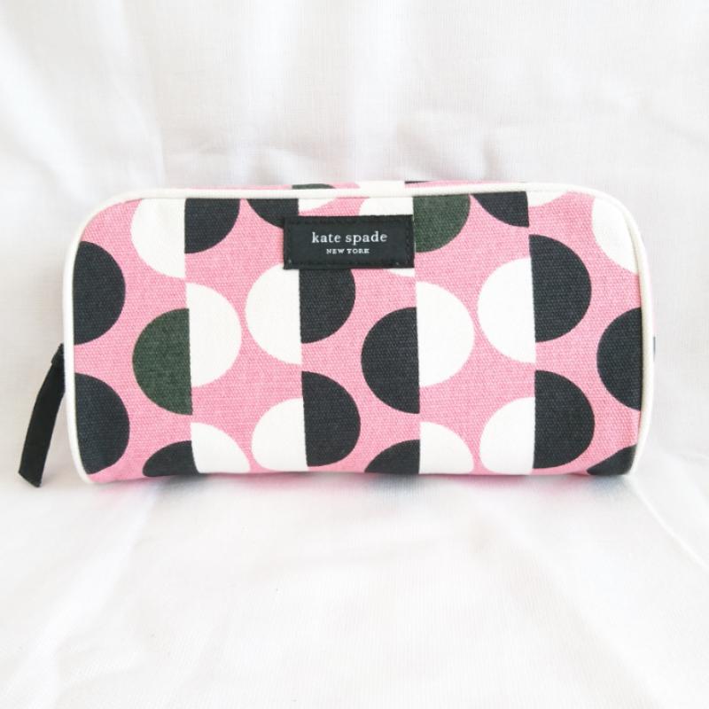 ケイトスペード Kate Spade ポーチ ポーチ 白 / ホワイト / X 黒 / ブラック / X 桃 / ピンク / レディース USED 古着 中古 10008029