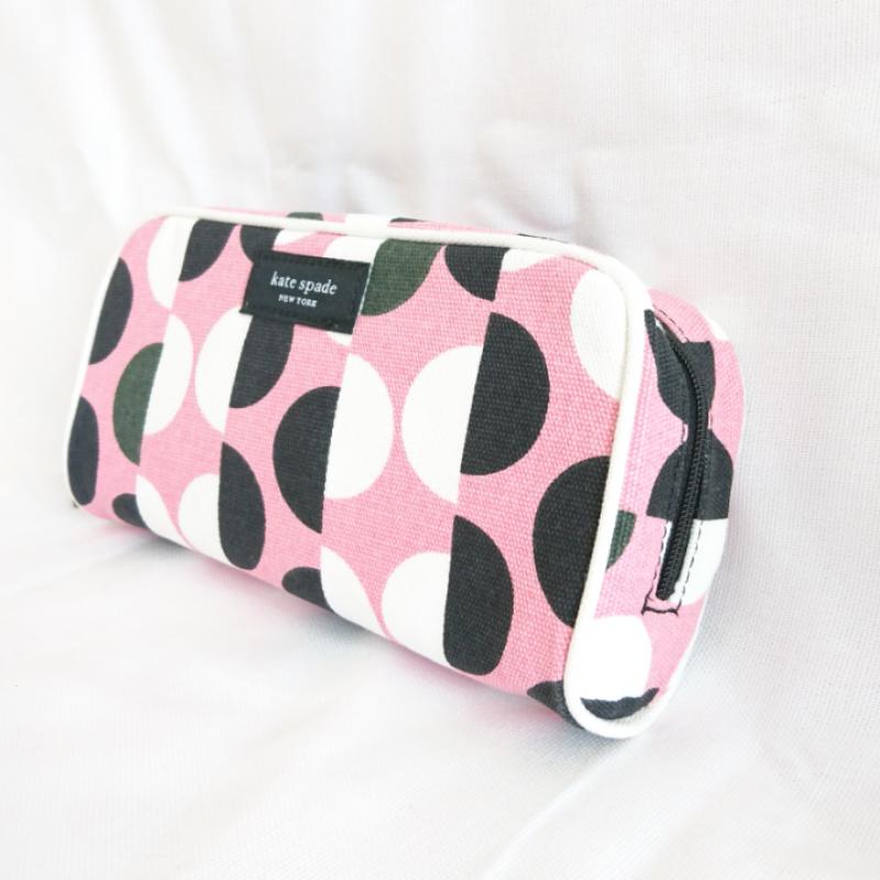 ケイトスペード Kate Spade ポーチ ポーチ 白 / ホワイト / X 黒 / ブラック / X 桃 / ピンク / レディース USED 古着 中古 10008029