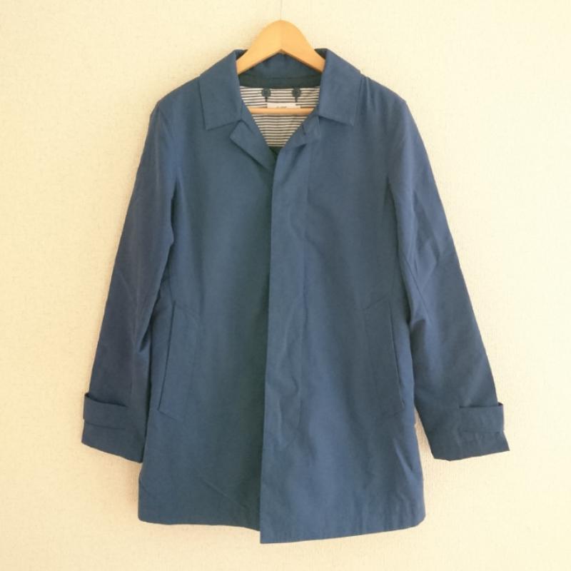 シップス SHIPS コート コート一般 S 無地 青 / ブルー / メンズ USED 古着 中古 10008052