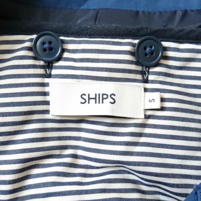 シップス SHIPS コート コート一般 S 無地 青 / ブルー / メンズ USED 古着 中古 10008052