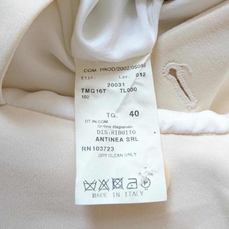 アルマーニコレッツォーニ ARMANI COLLEZIONI ジャケット、上着 ジャケット、ブレザー 40 無地 ベージュ / ベージュ / レディース USED 古着 中古 10008059