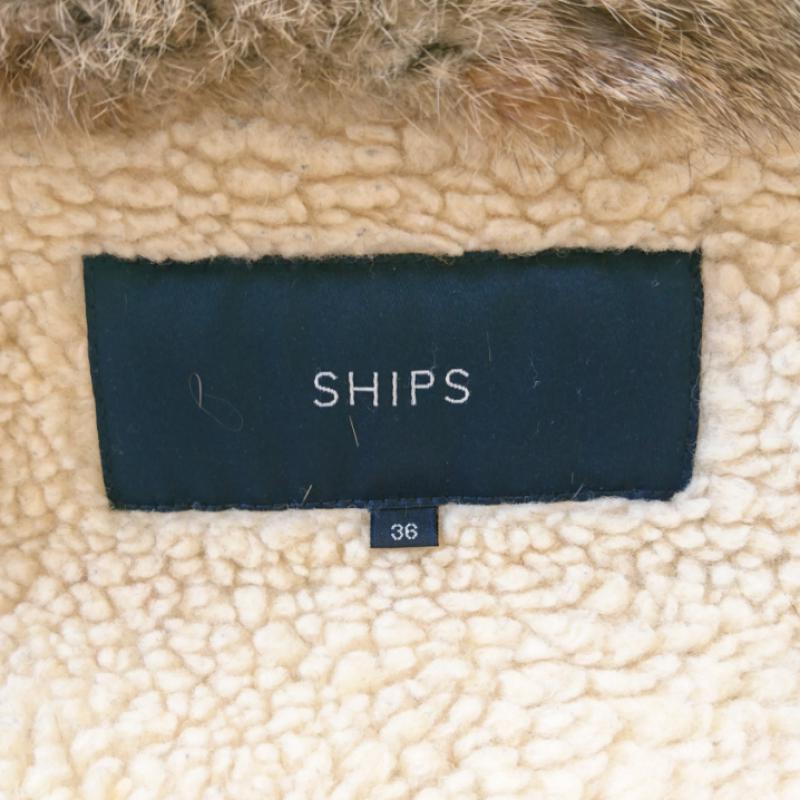 シップス SHIPS コート コート一般 36 無地 黒 / ブラック / メンズ USED 古着 中古 10008063