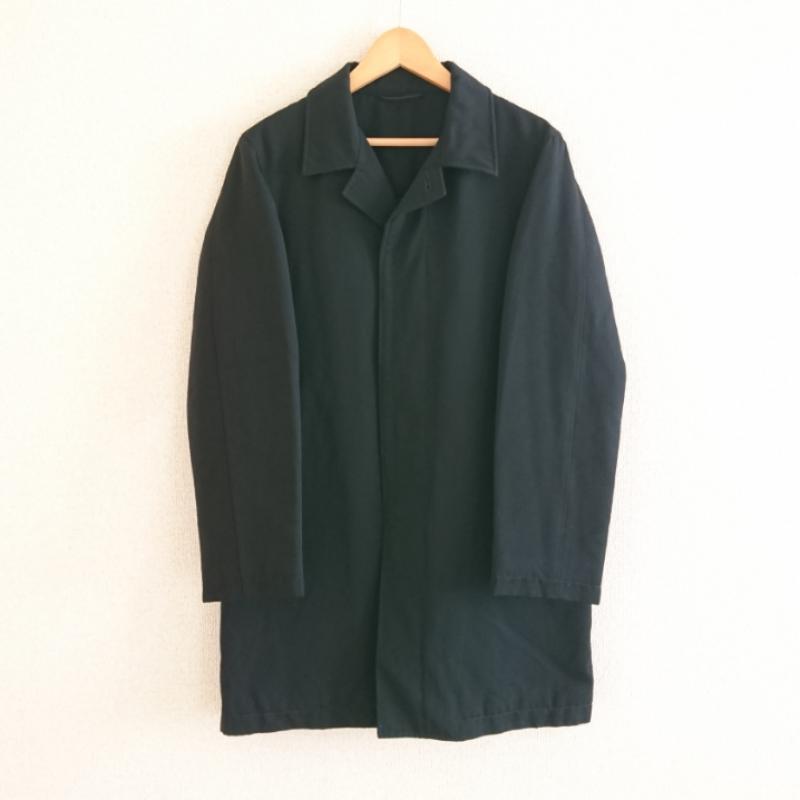ユナイテッドアローズ UNITED ARROWS コート コート一般 S 無地 黒 / ブラック / メンズ USED 古着 中古 10008068