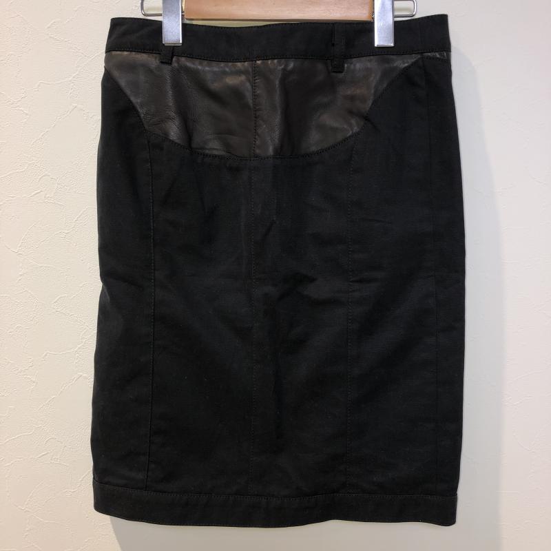 エンポリオアルマーニ EMPORIO ARMANI スカート ひざ丈スカート 38 無地 黒 / ブラック / レディース USED 古着 中古 10008071