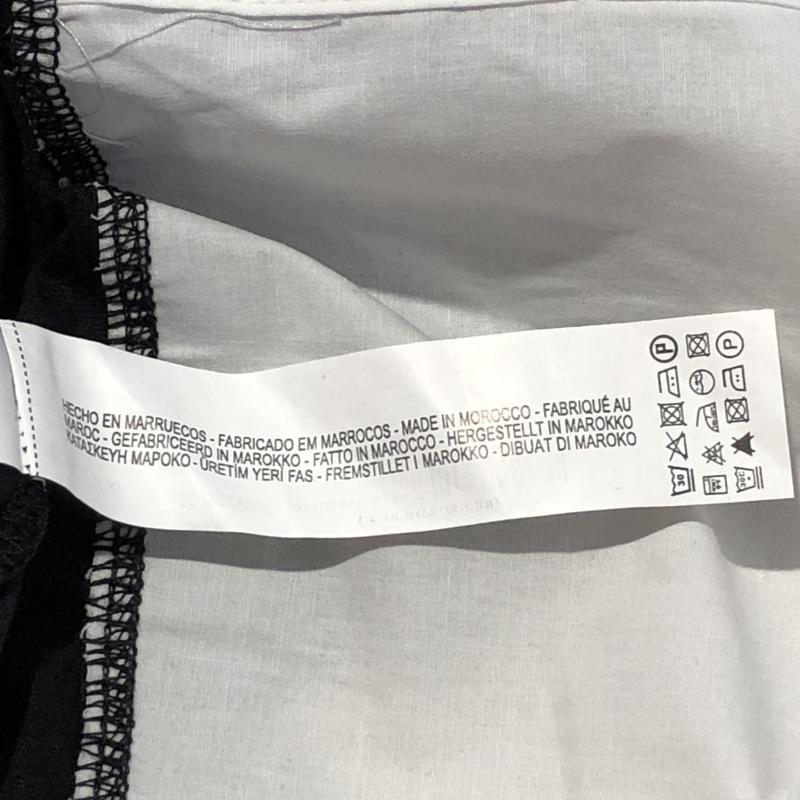 ザラコレクション ZARA COLLECTION カットソー 半袖 S 無地 黒 / ブラック / X 白 / ホワイト / レディース USED 古着 中古 10008079