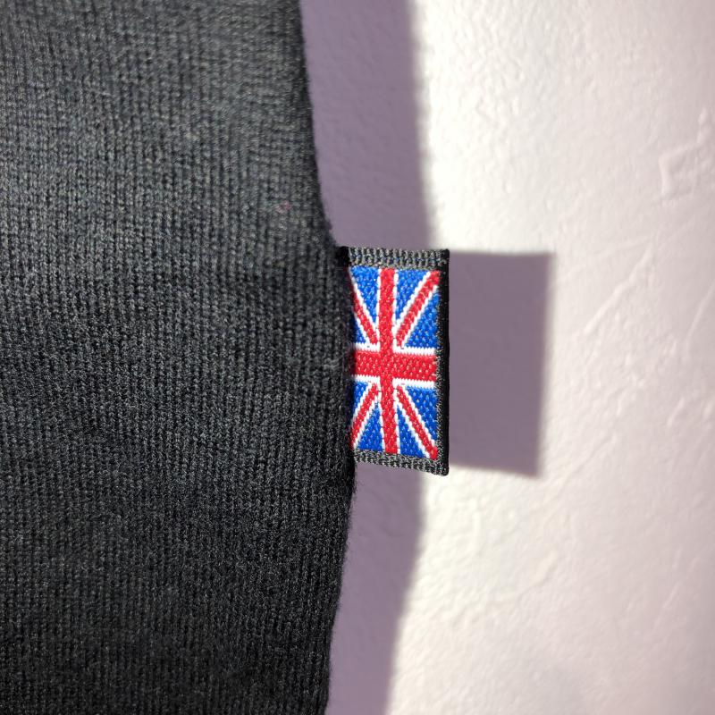 マリークヮントロンドン MARY QUANT LONDON カットソー 七分袖 M 無地 X ロゴ、文字 X プリント 黒 / ブラック / X 白 / ホワイト / レディース USED 古着 中古 10008084