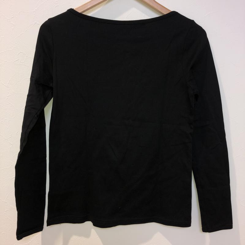 マリークヮントロンドン MARY QUANT LONDON カットソー 長袖 M 無地 X プリント 黒 / ブラック / X 白 / ホワイト / X 銀 / シルバー / レディース USED 古着 中古 10008086