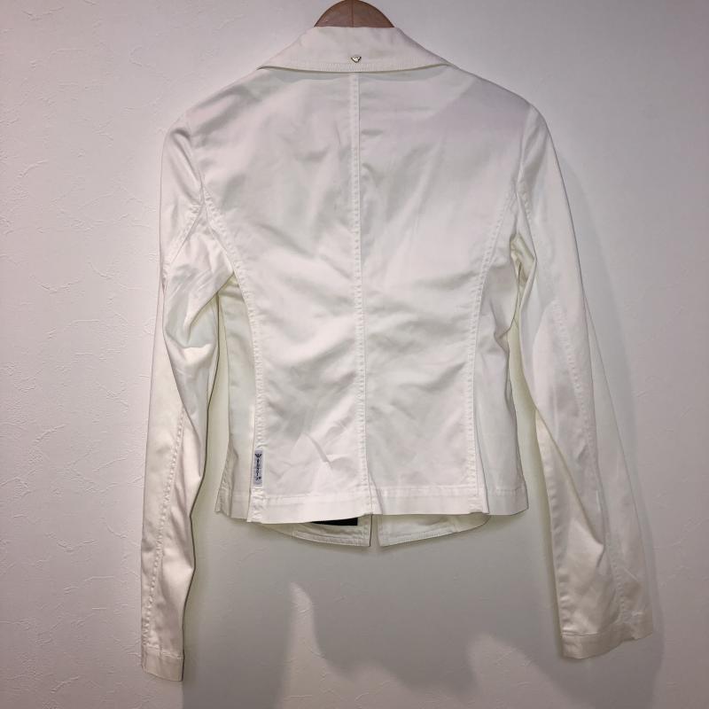 アルマーニジーンズ ARMANI JEANS ジャケット、上着 ジャケット、ブレザー 36 無地 白 / ホワイト / レディース USED 古着 中古 10008092