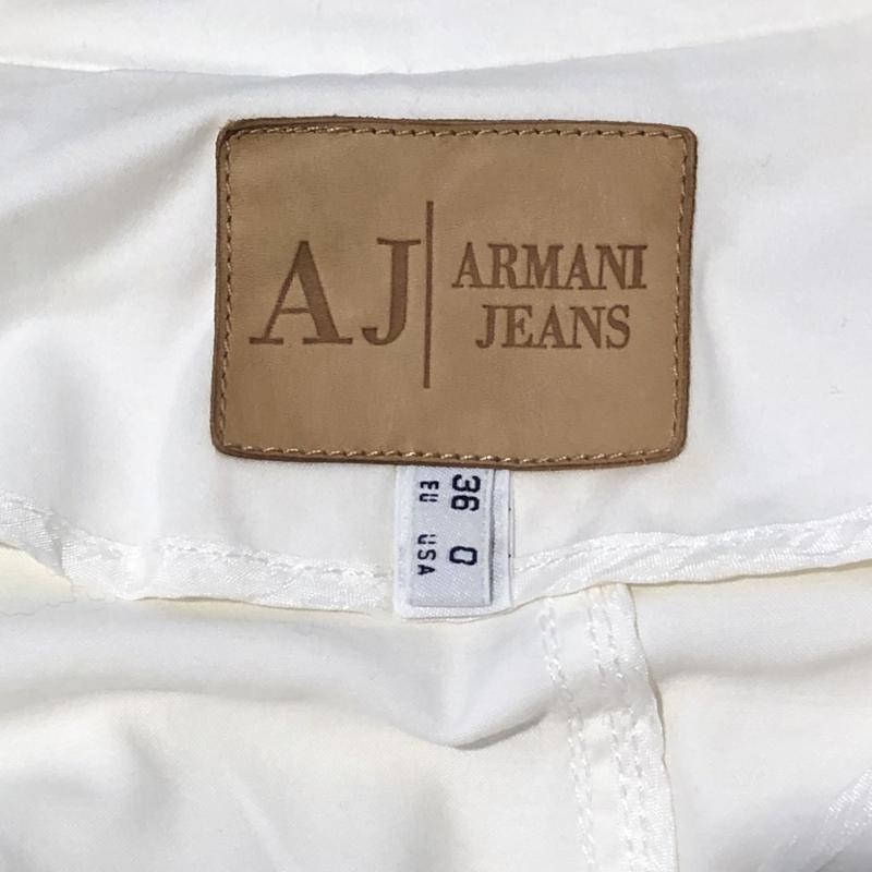 アルマーニジーンズ ARMANI JEANS ジャケット、上着 ジャケット、ブレザー 36 無地 白 / ホワイト / レディース USED 古着 中古 10008092