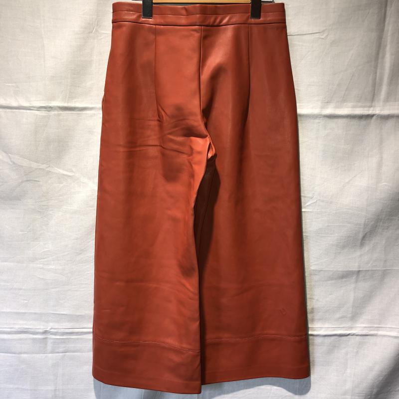 ザラ ZARA TRAFALUC パンツ スラックス ワイドパンツ S 無地 橙 / オレンジ / レディース USED 古着 中古 10008104