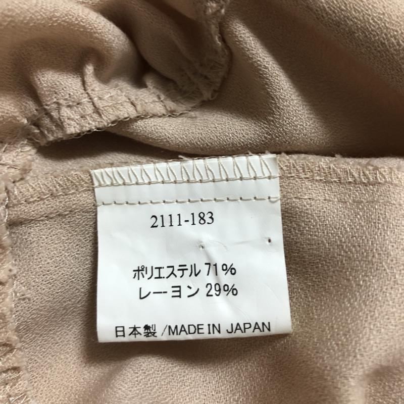 ビーニート BE NEAT カットソー 長袖 無地 ベージュ / ベージュ / レディース USED 古着 中古 10008127