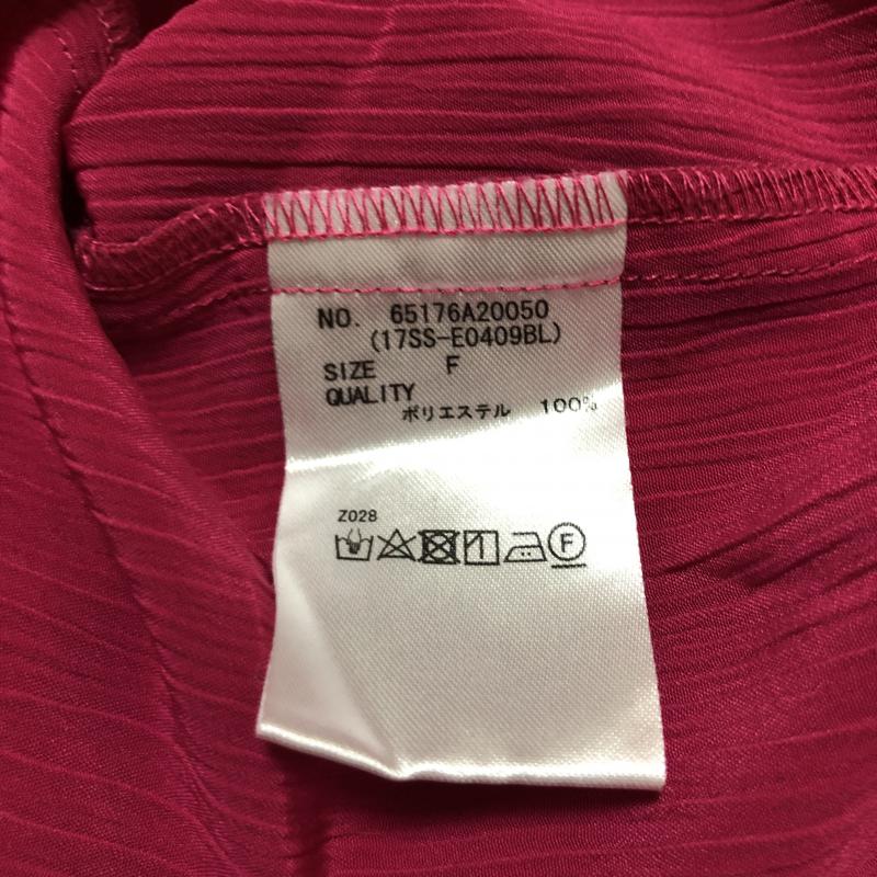 アンドサーチ And Search カットソー 七分袖 FREE 無地 桃 / ピンク / レディース USED 古着 中古 10008133