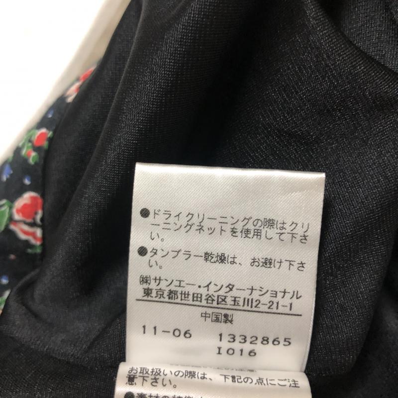 ジル バイ ジルスチュアート JILL by JILLSTUART パンツ キュロット S 花柄 X 総柄 黒 / ブラック / X マルチカラー / マルチカラー / レディース USED 古着 中古 10008153