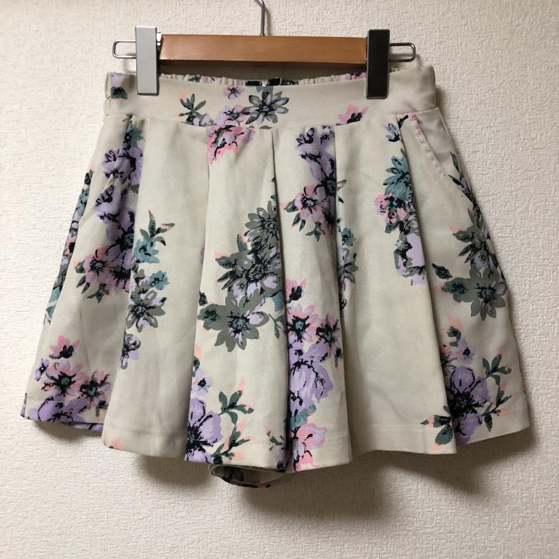 アーカイブ Archive パンツ キュロット 花柄 灰 / グレー / X マルチカラー / マルチカラー / レディース USED 古着 中古 10008155
