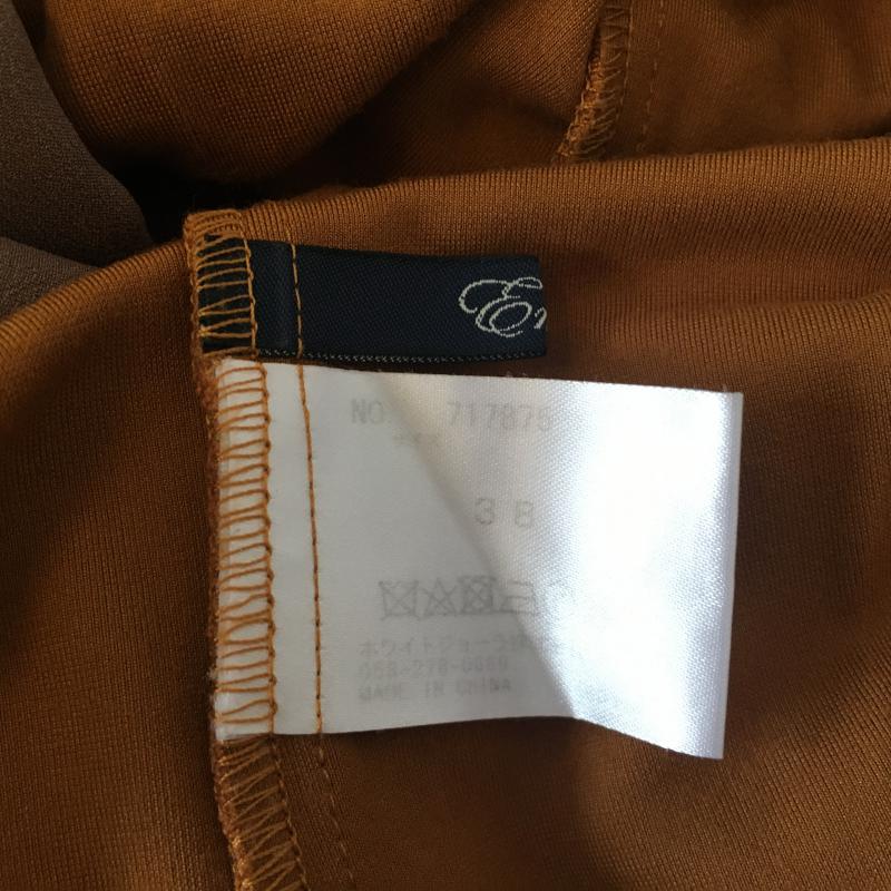 エンネア Ennea カットソー 長袖 38 無地 茶 / ブラウン / レディース USED 古着 中古 10008179