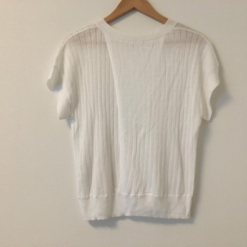 イノウェーブ innowave カットソー 半袖 M 無地 白 / ホワイト / レディース USED 古着 中古 10008188