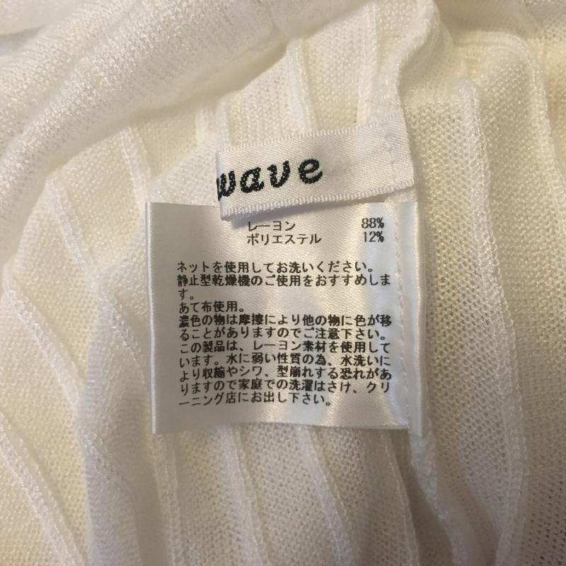 イノウェーブ innowave カットソー 半袖 M 無地 白 / ホワイト / レディース USED 古着 中古 10008188