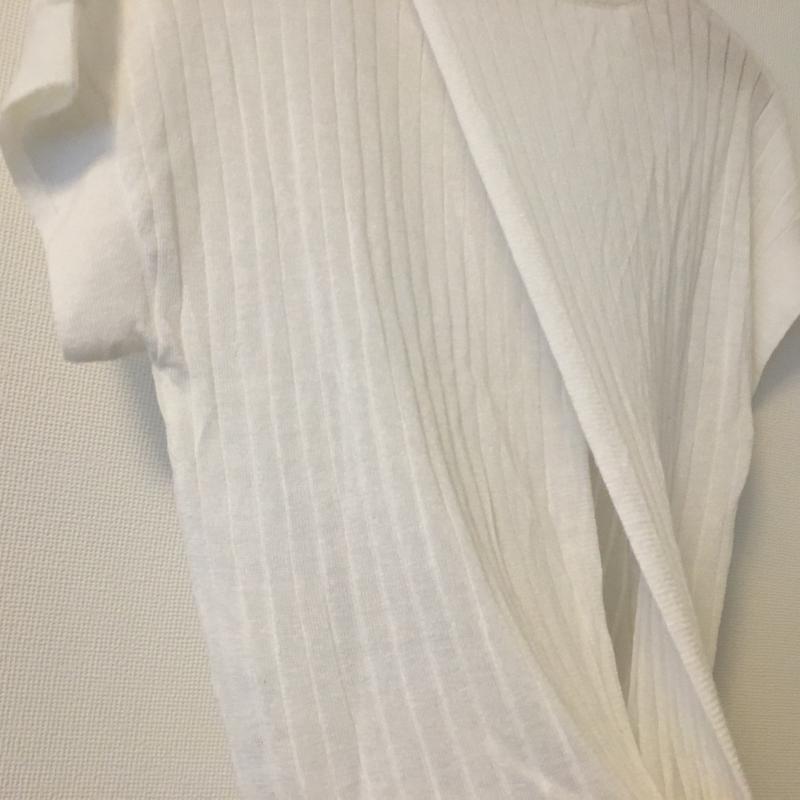 イノウェーブ innowave カットソー 半袖 M 無地 白 / ホワイト / レディース USED 古着 中古 10008188