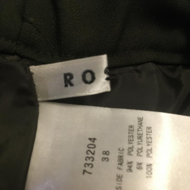 ロージー ROSIEE パンツ スラックス 38 無地 緑 / グリーン / レディース USED 古着 中古 10008194