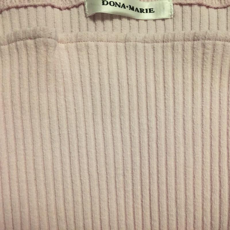 ドナマリー DONA MARIE カットソー 長袖 38 無地 桃 / ピンク / レディース USED 古着 中古 10008197