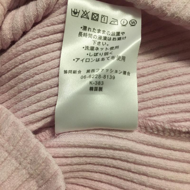 ドナマリー DONA MARIE カットソー 長袖 38 無地 桃 / ピンク / レディース USED 古着 中古 10008197