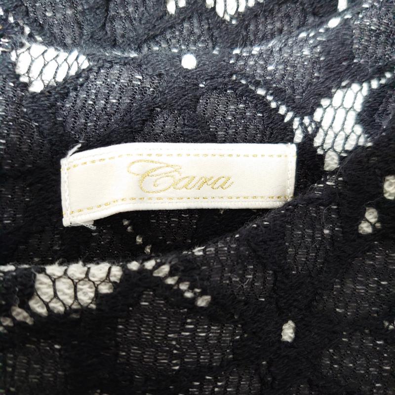 カーラ Cara ワンピース ひざ丈スカート M 無地 X 花柄 X 刺繍 白 / ホワイト / X 黒 / ブラック / レディース USED 古着 中古 10008216
