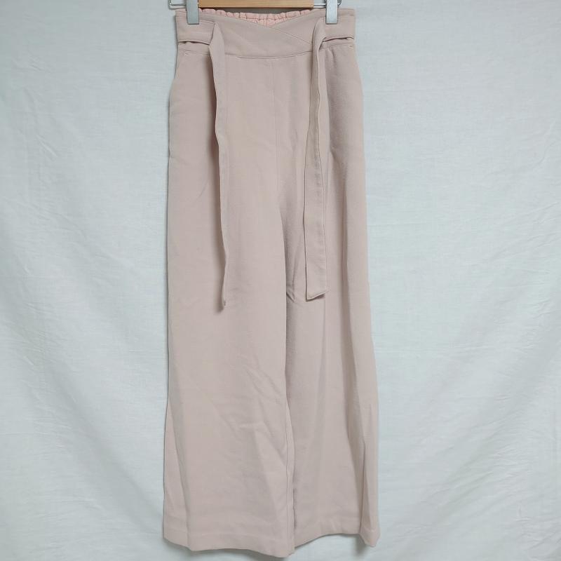 エンネア Ennea パンツ スラックス ワイドパンツ 36 無地 ベージュ / ベージュ / レディース USED 古着 中古 10008228