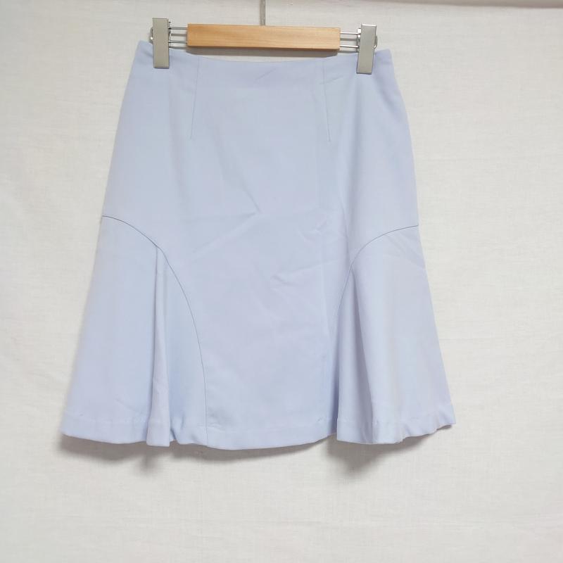 エンネア Ennea スカート ひざ丈スカート 38 無地 青 / ブルー / レディース USED 古着 中古 10008236