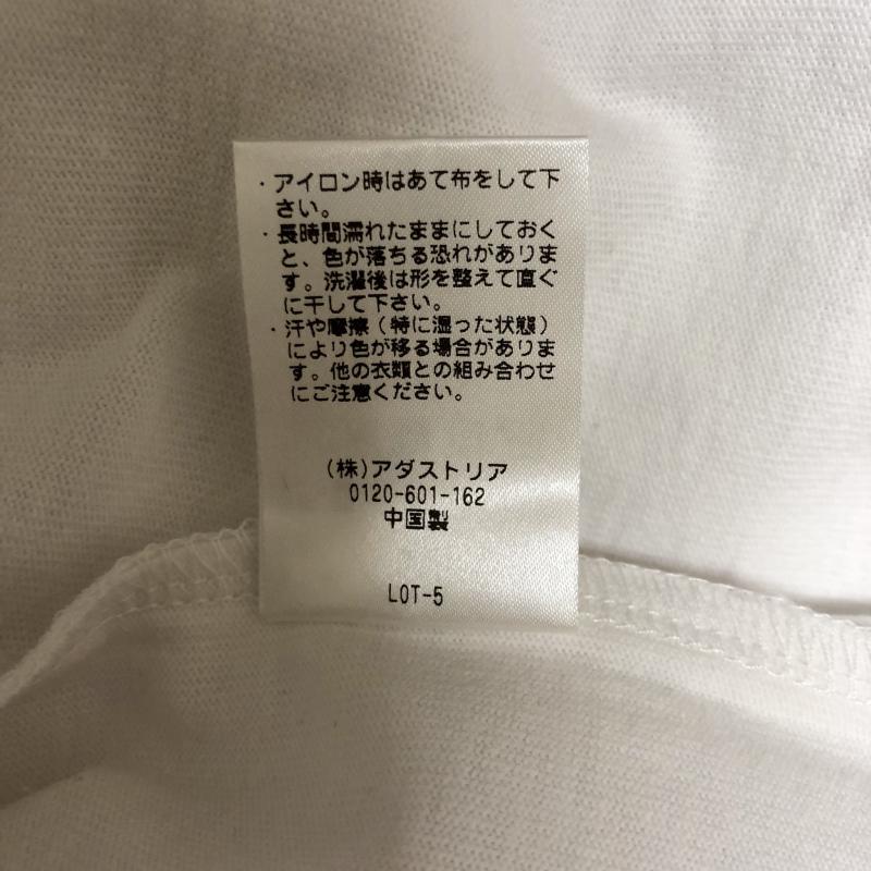 レイジブルー RAGEBLUE カットソー 半袖 M 無地 白 / ホワイト / X 黒 / ブラック / メンズ USED 古着 中古 10008279