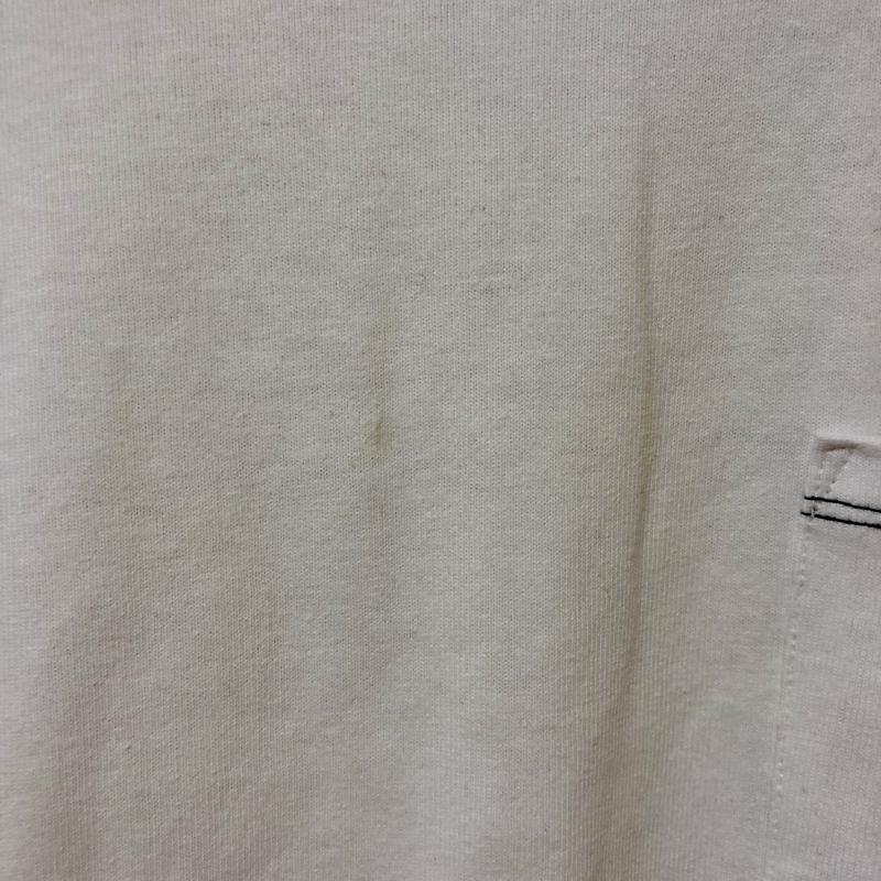 レイジブルー RAGEBLUE カットソー 半袖 M 無地 白 / ホワイト / X 黒 / ブラック / メンズ USED 古着 中古 10008279