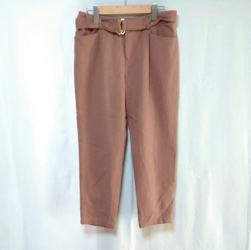 リアラ Reala パンツ スラックス 38 無地 ベージュ / ベージュ / レディース USED 古着 中古 10008308