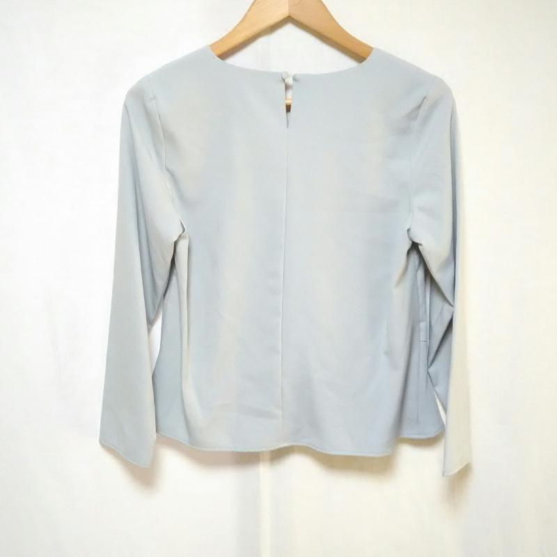 エマテイラー Emma Taylor カットソー 長袖 36 無地 青 / ブルー / レディース USED 古着 中古 10008337