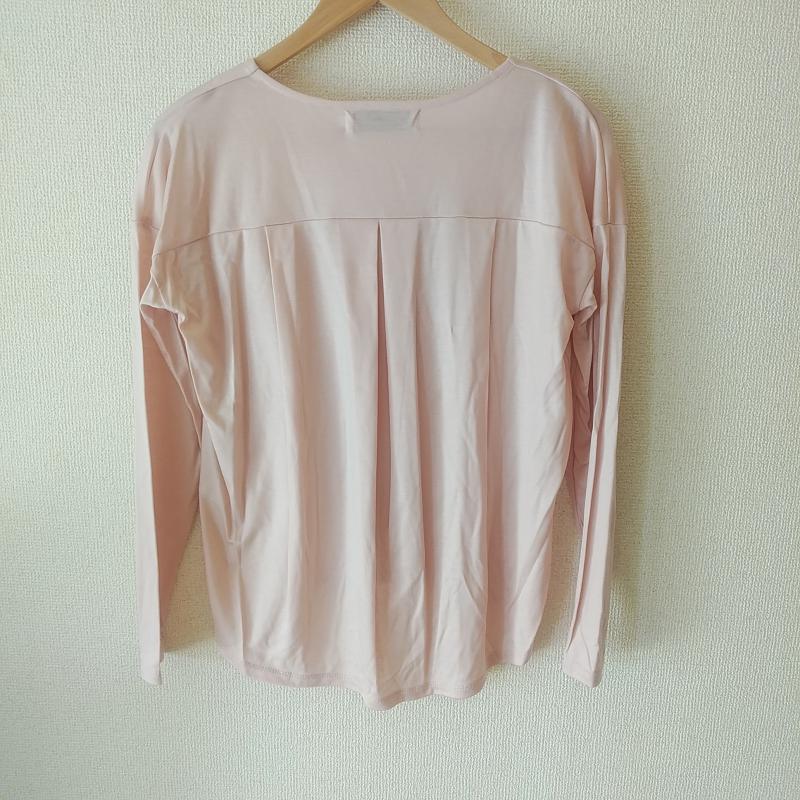 マルキスデブラン Marquise de blanc カットソー 長袖 38 無地 桃 / ピンク / レディース USED 古着 中古 10008345